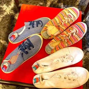 Time and True little tennis shoes size 8